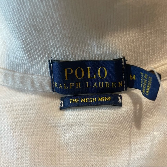 Ralph Lauren White Polo Mini Dress with Short Sleeves - Picture 6 of 6